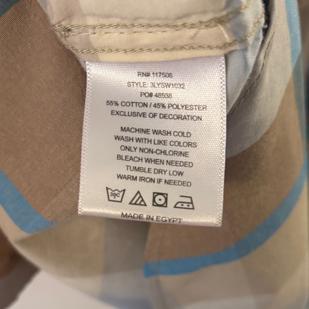 Levi's Men's Casual Plaid Shirt - Brown and Blue - Picture 6 of 6